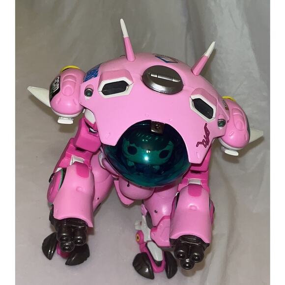 Funko POP! Games Overwatch D.Va with Meka Vinyl Figure #177 PINK - Picture 11 of 11